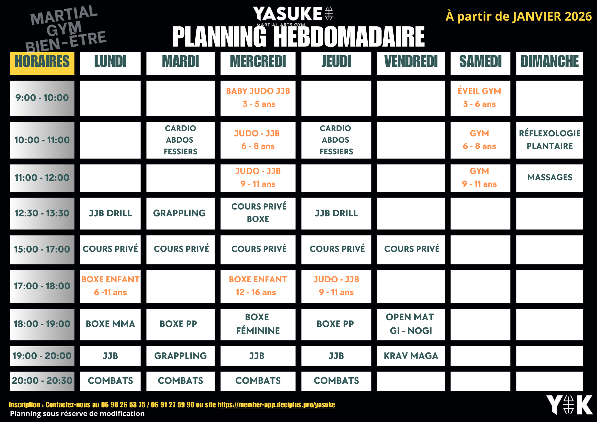 Planning Yasuke Martial Arts Gym